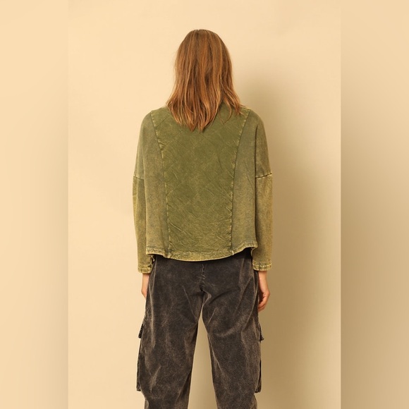 Beau Jours Clover Jacket in Green, Size M - Picture 4 of 8
